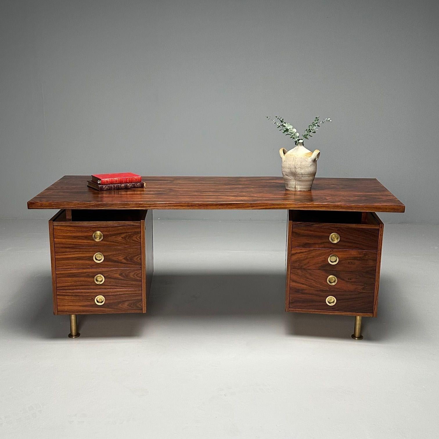 George_Coslin_Arredamenti_Rosewood_Writing_Desk_1960s_Italy