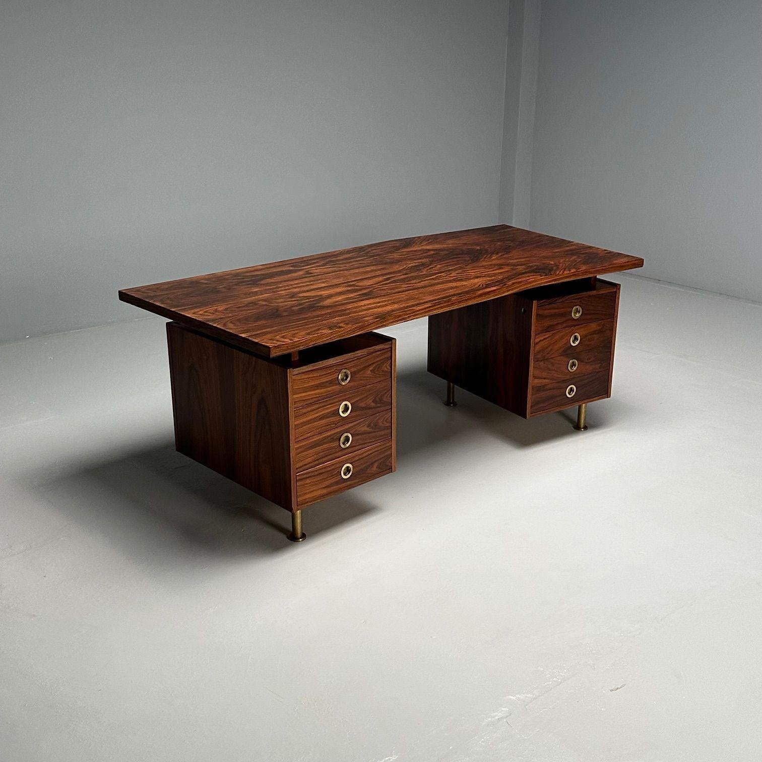 George_Coslin_Arredamenti_Rosewood_Writing_Desk_1960s_Italy