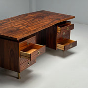 George_Coslin_Arredamenti_Rosewood_Writing_Desk_1960s_Italy