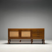 Leonardo_Fiori_Sideboard,_Wenge_&_Seagrass_1950s_Italy