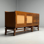 Leonardo_Fiori_Sideboard,_Wenge_&_Seagrass_1950s_Italy
