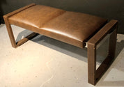 Lorin_Marsh_Bench_Embossed_Leather_&_Polished_Stainless_Steel_2000s