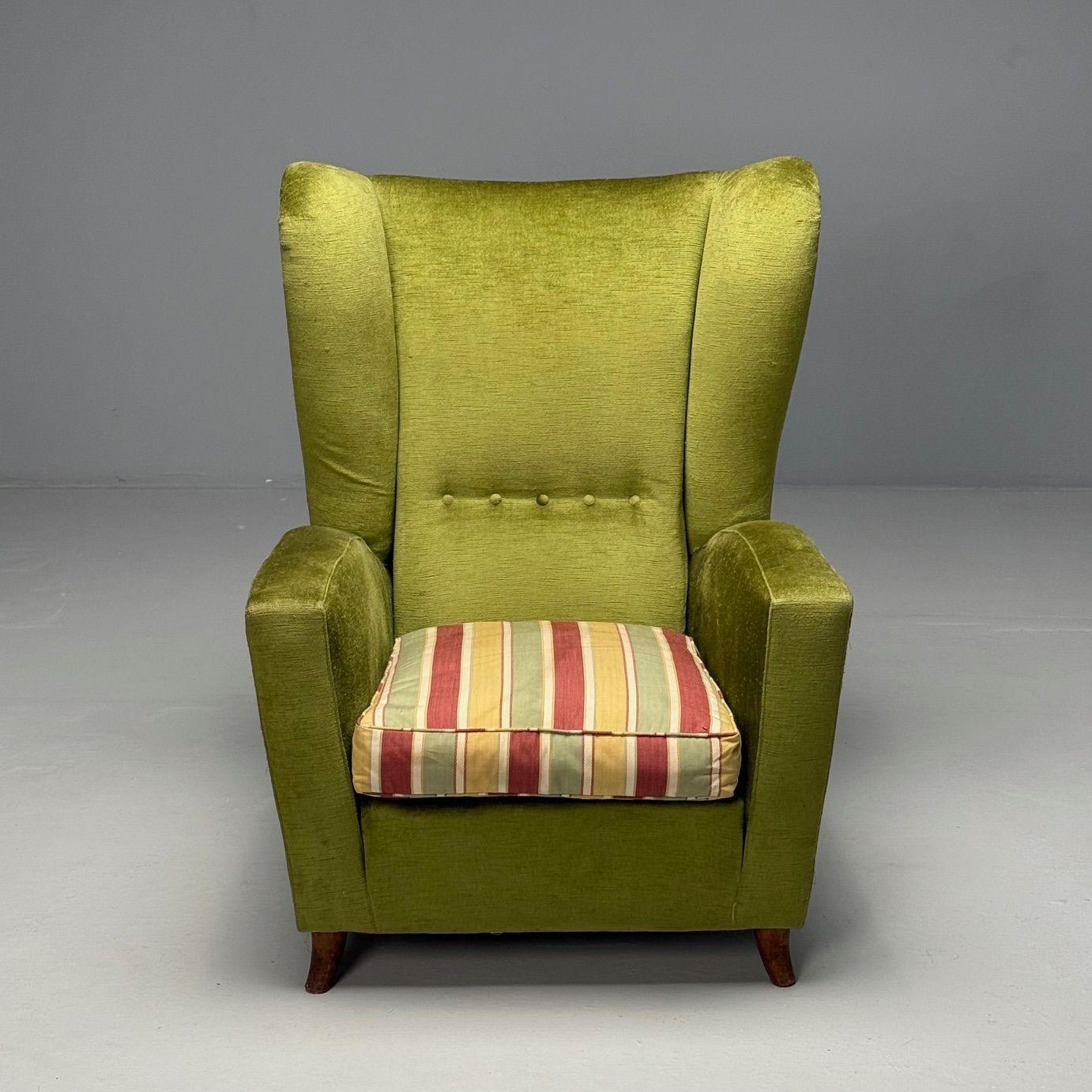 Oversized_Lounge_Chair,_Melchiorre_Bega_Attr._Velvet_&_Wood_1950s_Italy