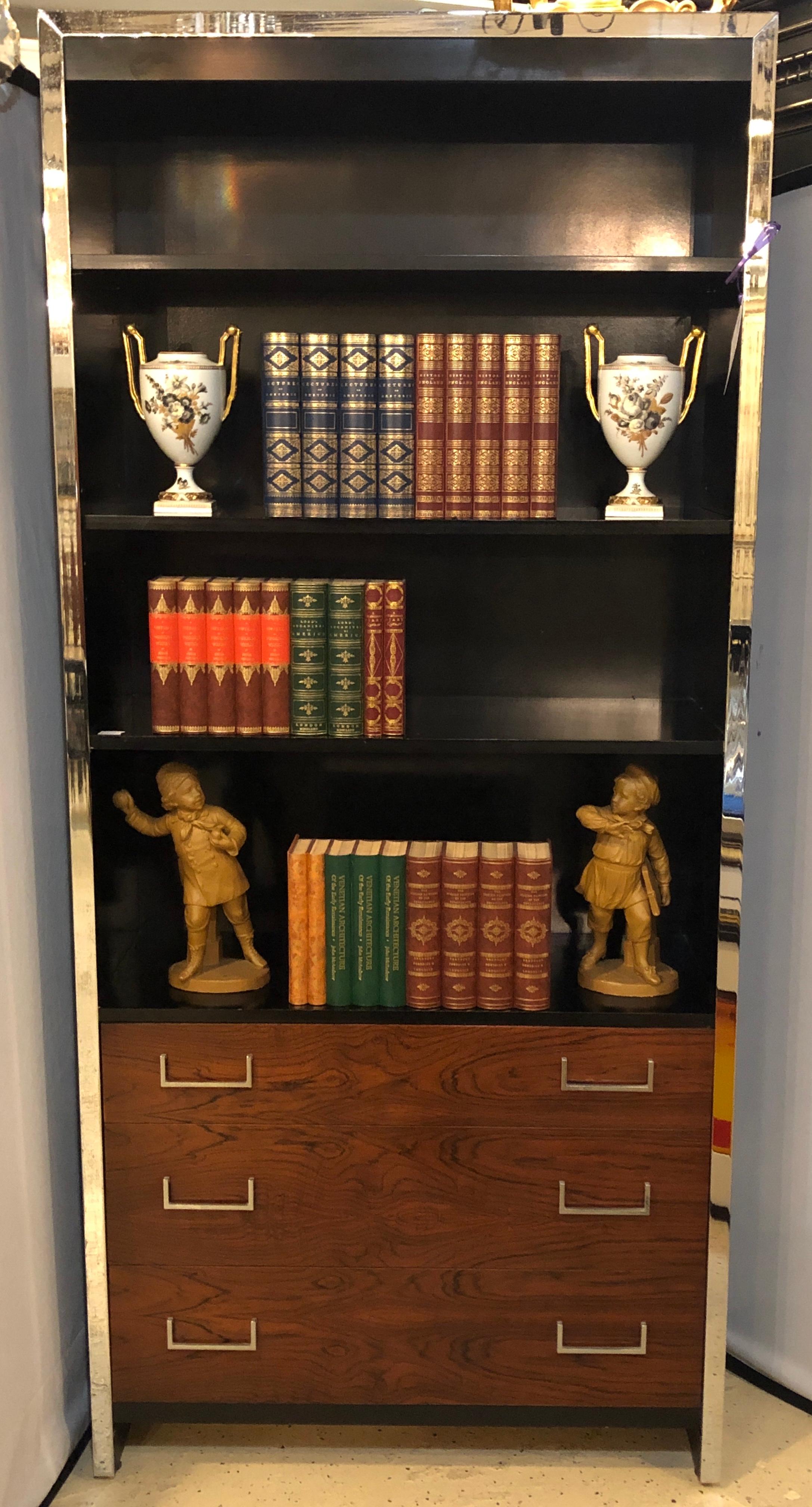Milo_Baughman_for_John_Stuart_Bookcase,_Ebony,_Rosewood_&_Chrome,_1960s_USA