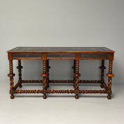 Baroque_Style_Console_Table_Barley_Twist_Wood_2000s_USA