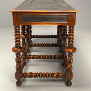 Baroque_Style_Console_Table_Barley_Twist_Wood_2000s_USA