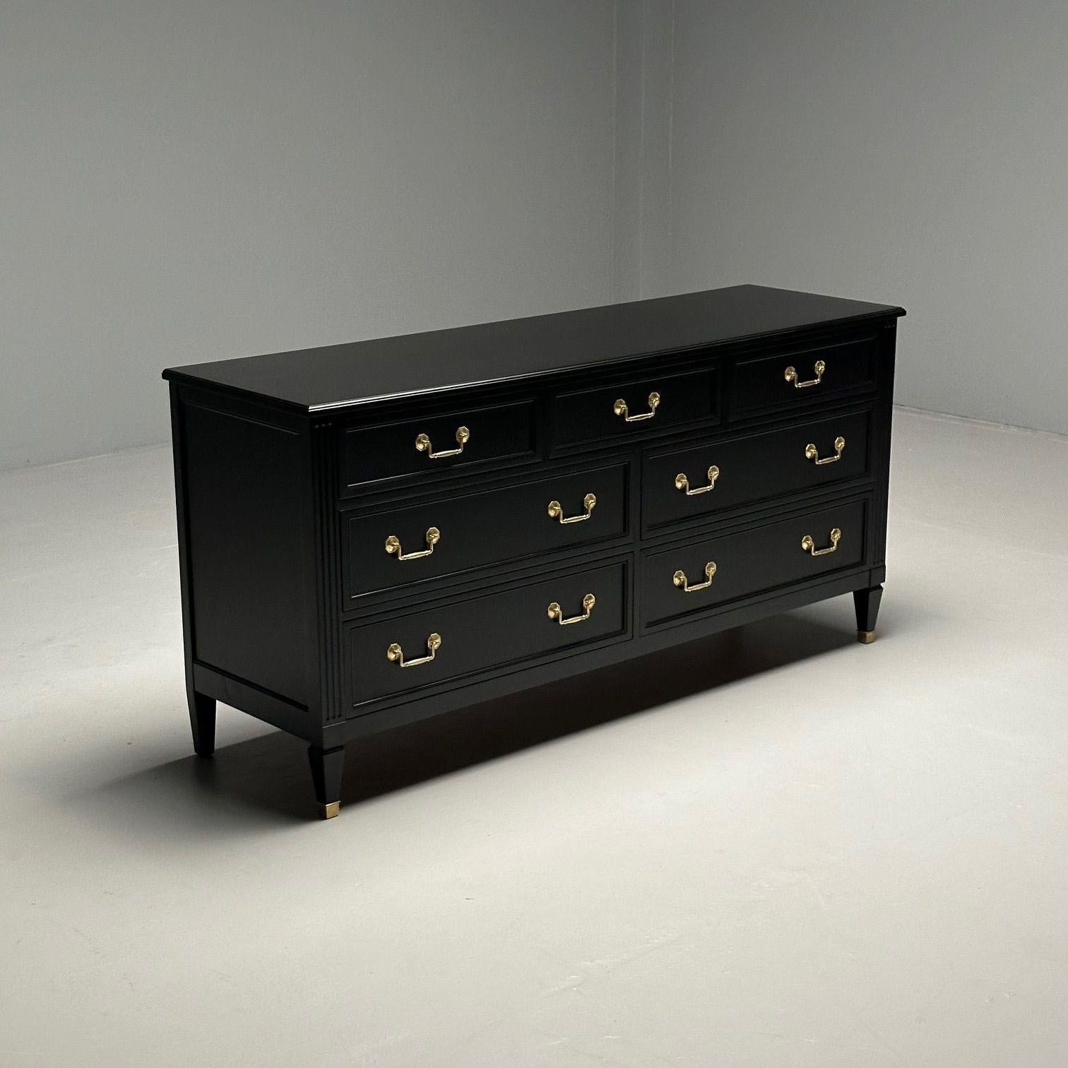 Kindel_Hollywood_Regency_Dresser_Matte_Black_&_Brass,_1960s_USA