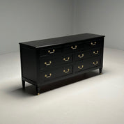 Kindel_Hollywood_Regency_Dresser_Matte_Black_&_Brass,_1960s_USA