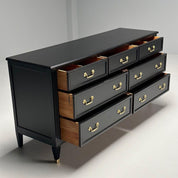 Kindel_Hollywood_Regency_Dresser_Matte_Black_&_Brass,_1960s_USA
