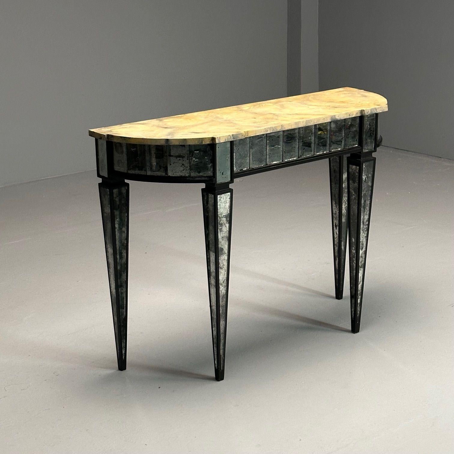 Maison_Jansen_Style_Directoire_Demilune_Console,_1980s_USA