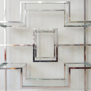 Chrome_and_Glass_Shelving_Unit_in_the_Style_of_Romeo_Rega,_Mid_Century_Modern,_1970s,_Italy