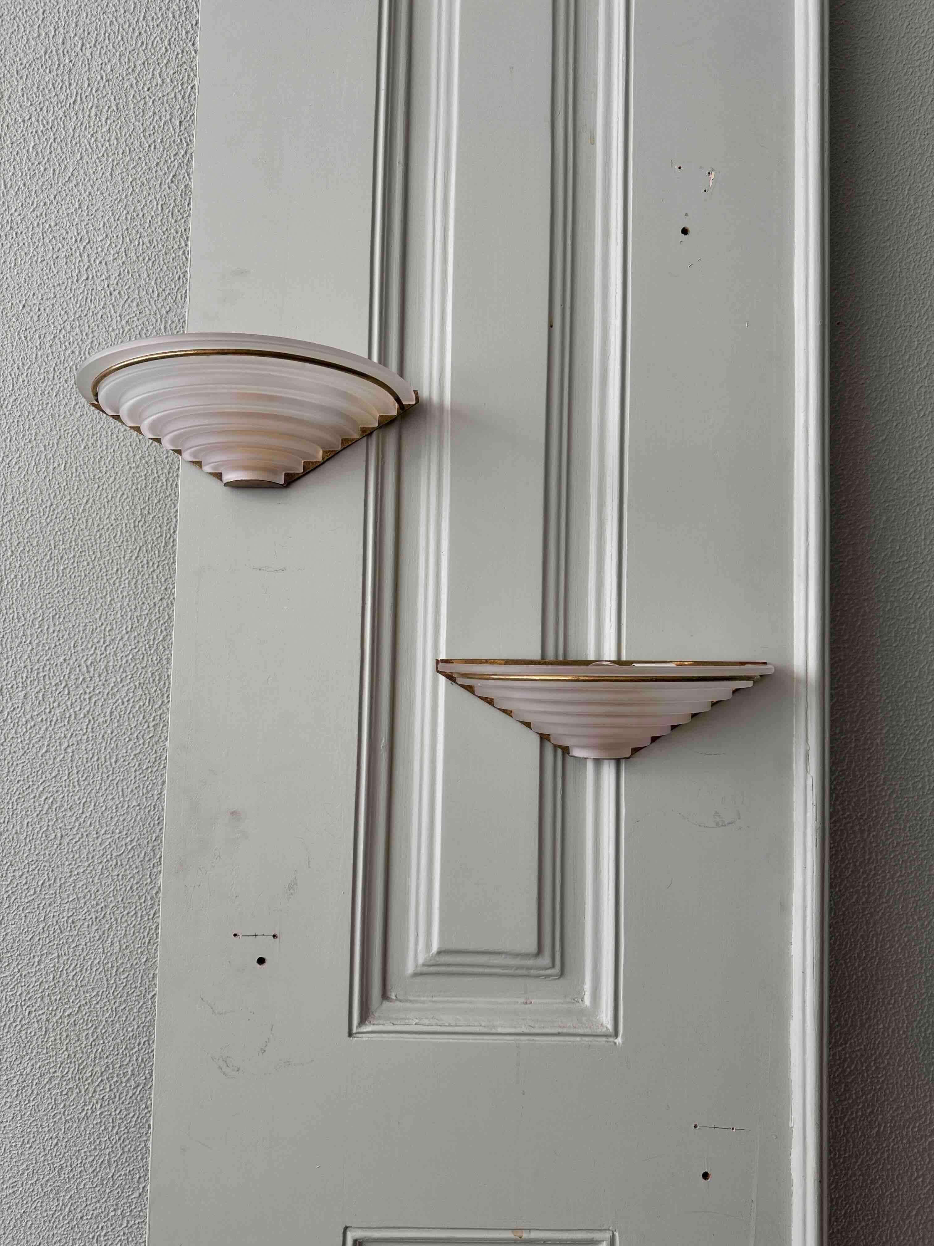 Set_of_2_Art_Deco_Brass_and_Frosted_Glass_Wall_Sconces,_1940s,_Portugal