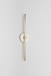 Essential_Stick_wall_sconce_in_Brass_and_Alabaster