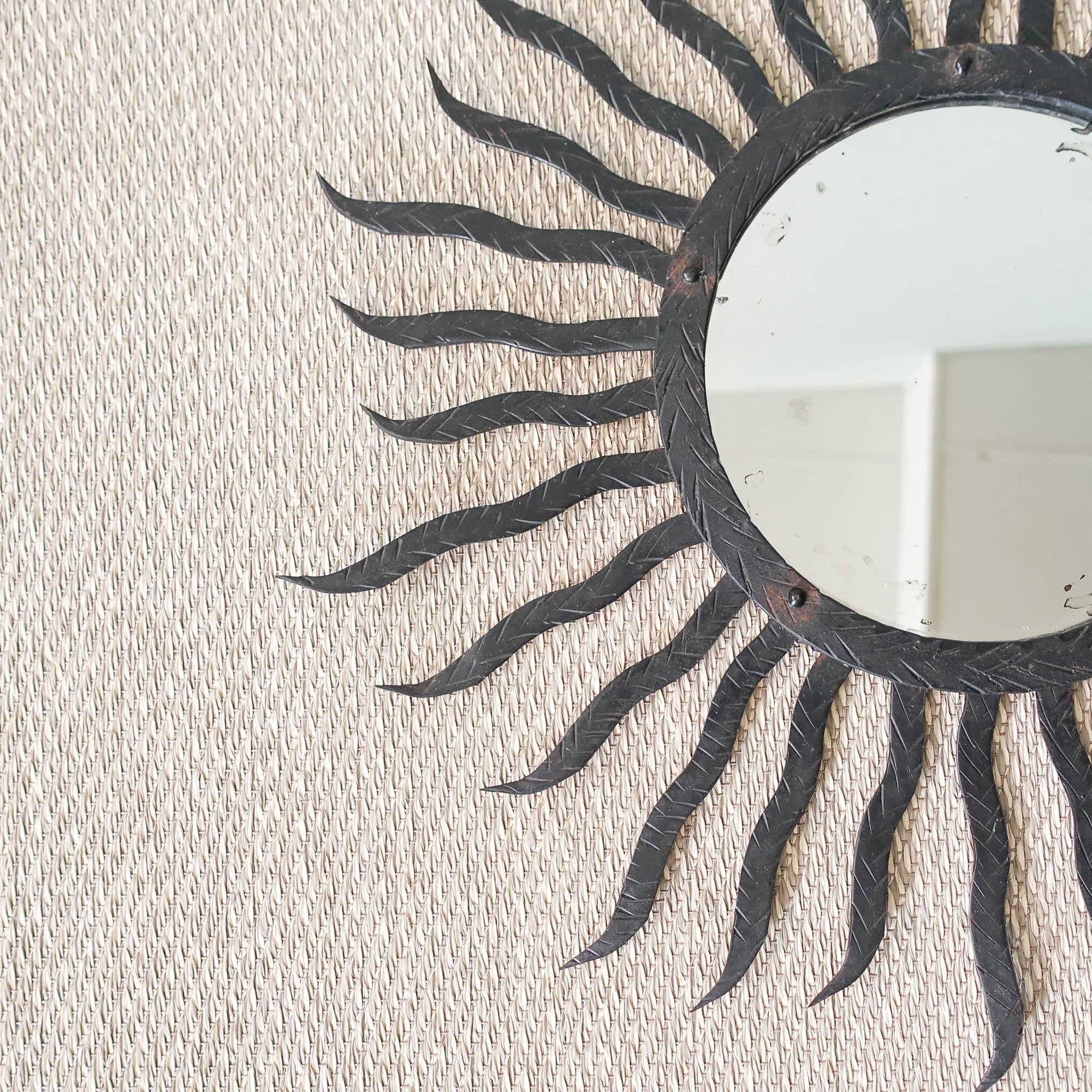 Black_Sunburst_Mirror,_Mid_Century_Modern_Wall_Mirror,_1950s,_Europe