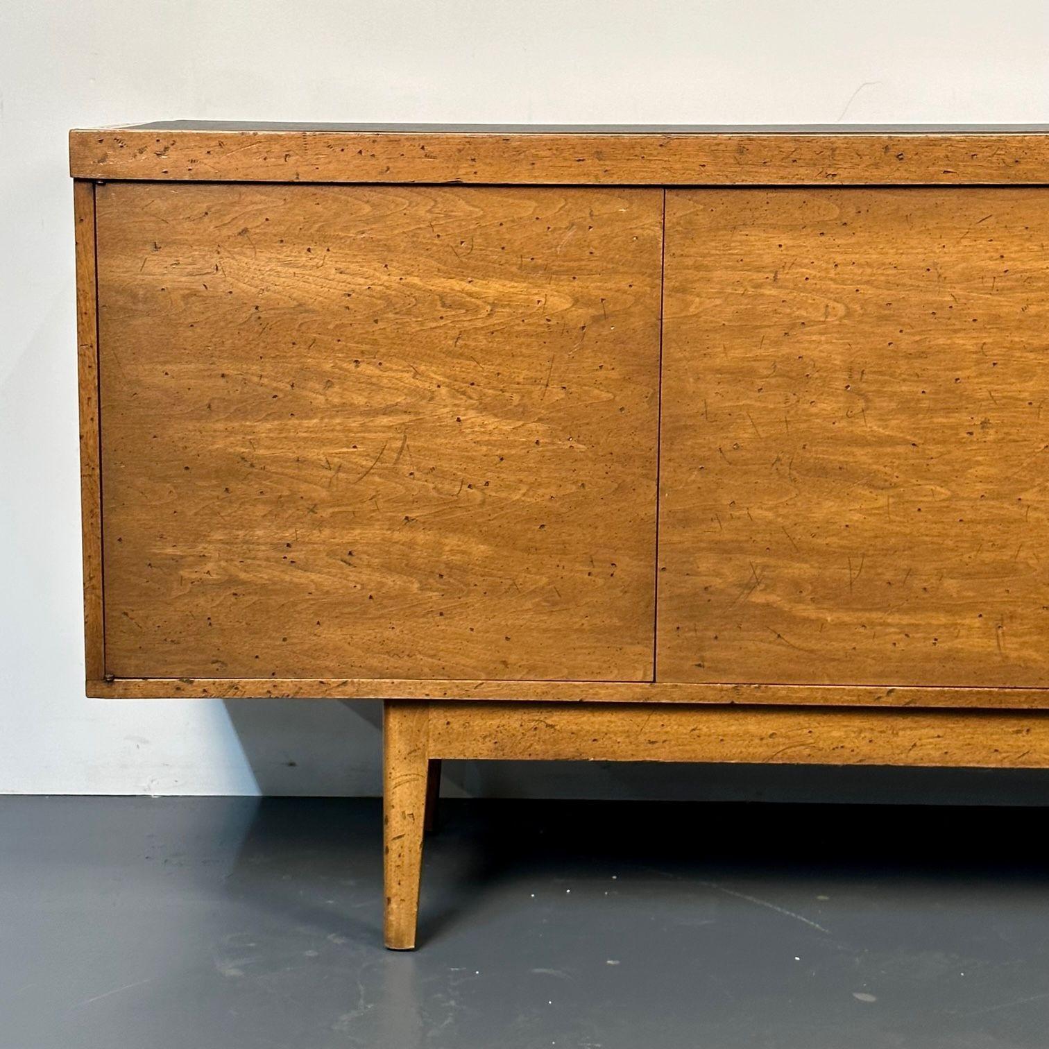 Sideboard_Credenza_Provincial_Wood_Slate_Top_Mid-Century_1960s_USA
