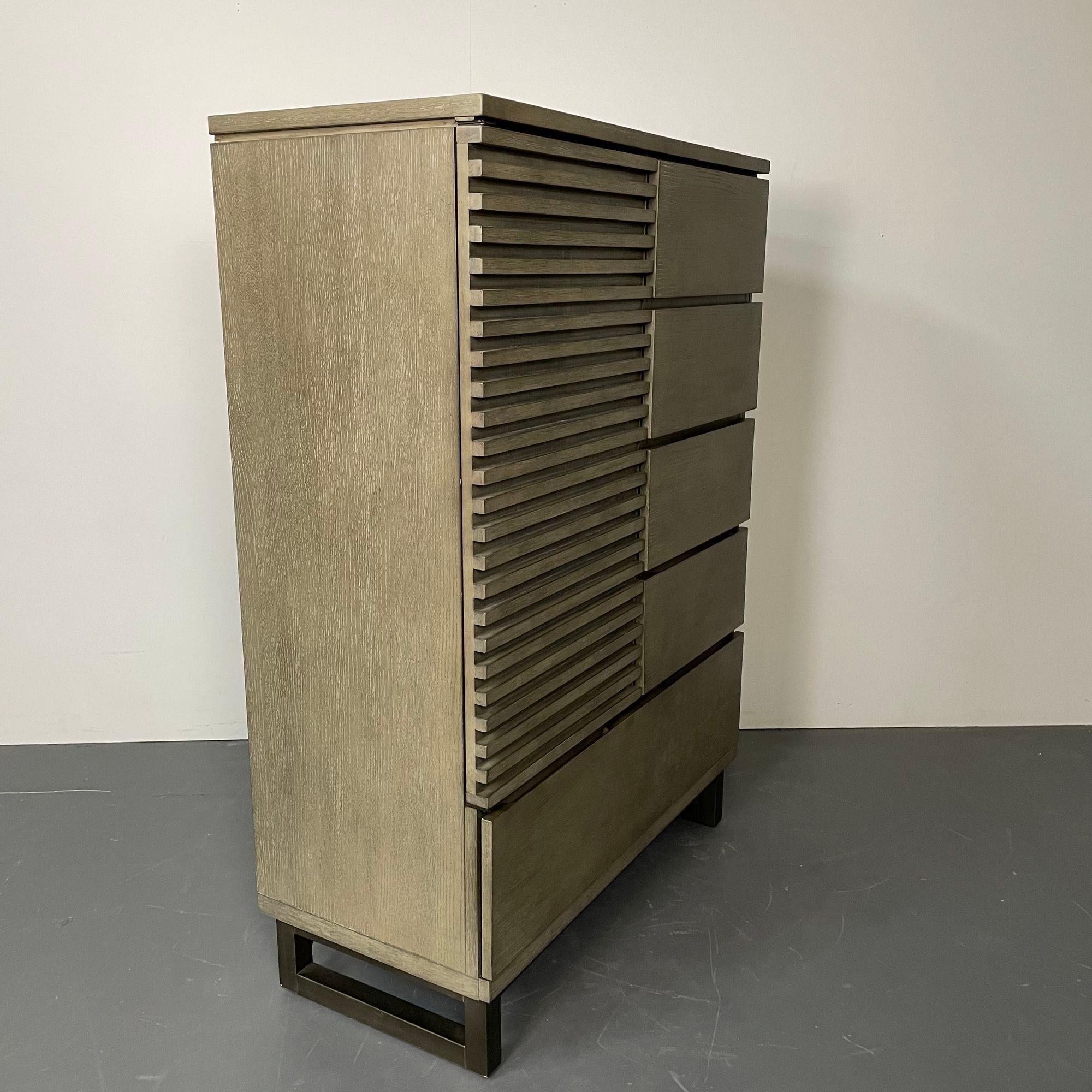 High_Chest_Armoire_Pickled_Wood_on_Metal_Base_2010s_USA