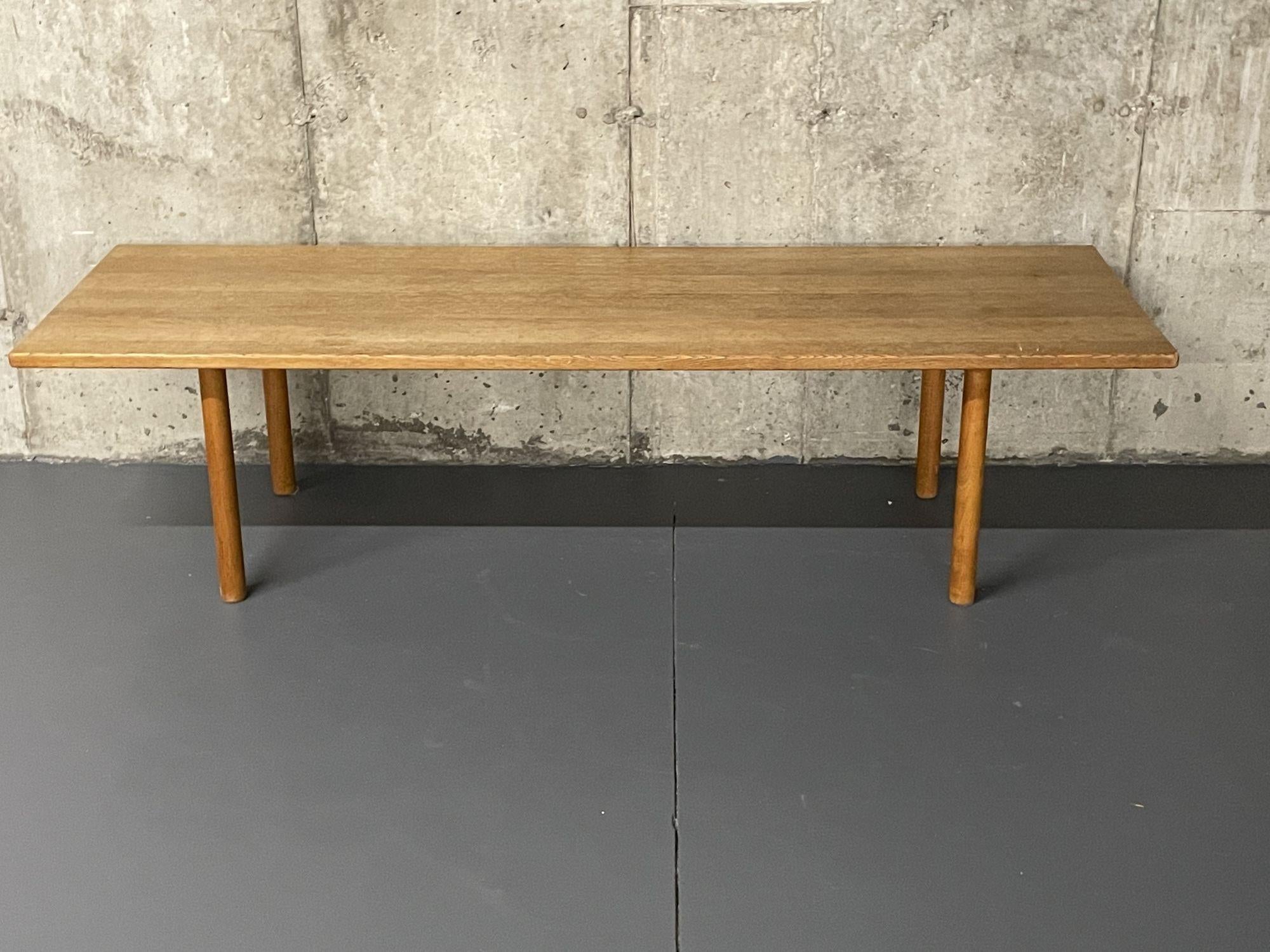 Hans_J._Wegner_Mid-Century_Oak_Coffee_Table_1960s_Denmark