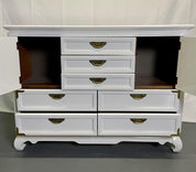 Campaign_Style_Chest_Cabinet_White_Lacquered_Wood_1970s_USA