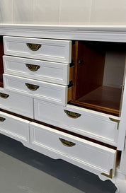 Campaign_Style_Chest_Cabinet_White_Lacquered_Wood_1970s_USA
