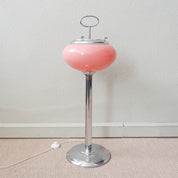 Pink_Ashtray_Lamp,_Chrome_Metal,_Opaline_Glass,_1960s,_Portugal