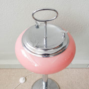 Pink_Ashtray_Lamp,_Chrome_Metal,_Opaline_Glass,_1960s,_Portugal