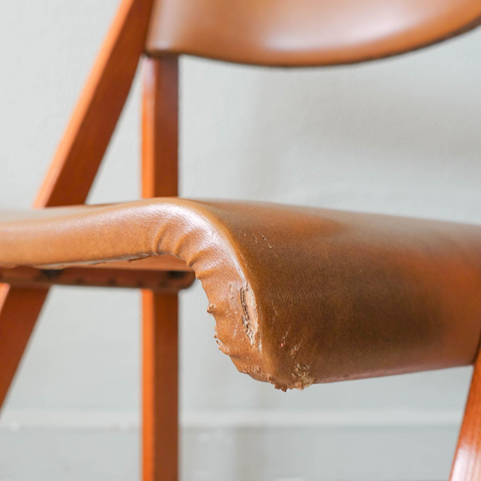 Set_of_8_Chairs_by_Gastão_Machado_For_Móveis_Olaio,_Wood_And_Faux_Leather,_1978,_Portugal