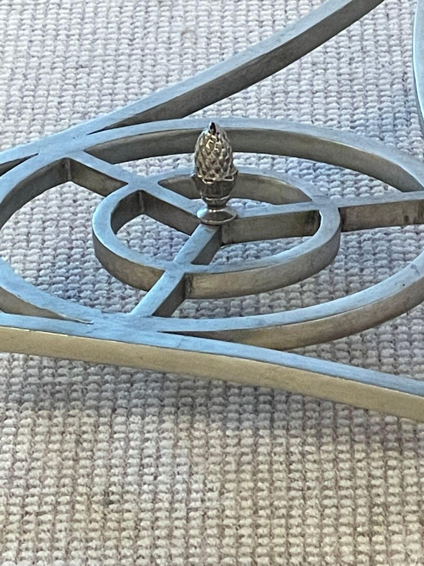 Gueridon_Center_Table_Hollywood_Regency_Mirrored_Silver_Gilt_1970s_Italy