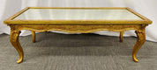 Hollywood_Regency_Style_Coffee_Table,_Giltwood_&_Antiqued_Mirror,_1970s_USA