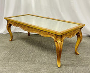 Hollywood_Regency_Style_Coffee_Table,_Giltwood_&_Antiqued_Mirror,_1970s_USA
