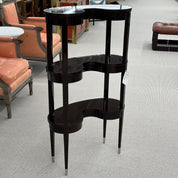 Modern_Étagère_by_Jonathan_Charles,_Brown_Polish_&_Steel,_1990s