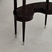 Modern_Étagère_by_Jonathan_Charles,_Brown_Polish_&_Steel,_1990s