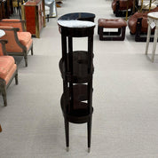 Modern_Étagère_by_Jonathan_Charles,_Brown_Polish_&_Steel,_1990s
