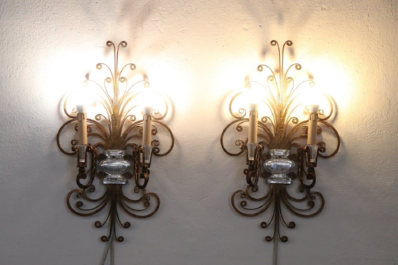 Set_of_2_Sconces_by_Maison_Baguès,_1950s