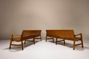 Set_of_2_Wave-Shaped_Benches_in_Walnut_with_Two-tone_Veneering,_Italy_1950s