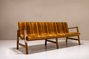 Set_of_2_Wave-Shaped_Benches_in_Walnut_with_Two-tone_Veneering,_Italy_1950s