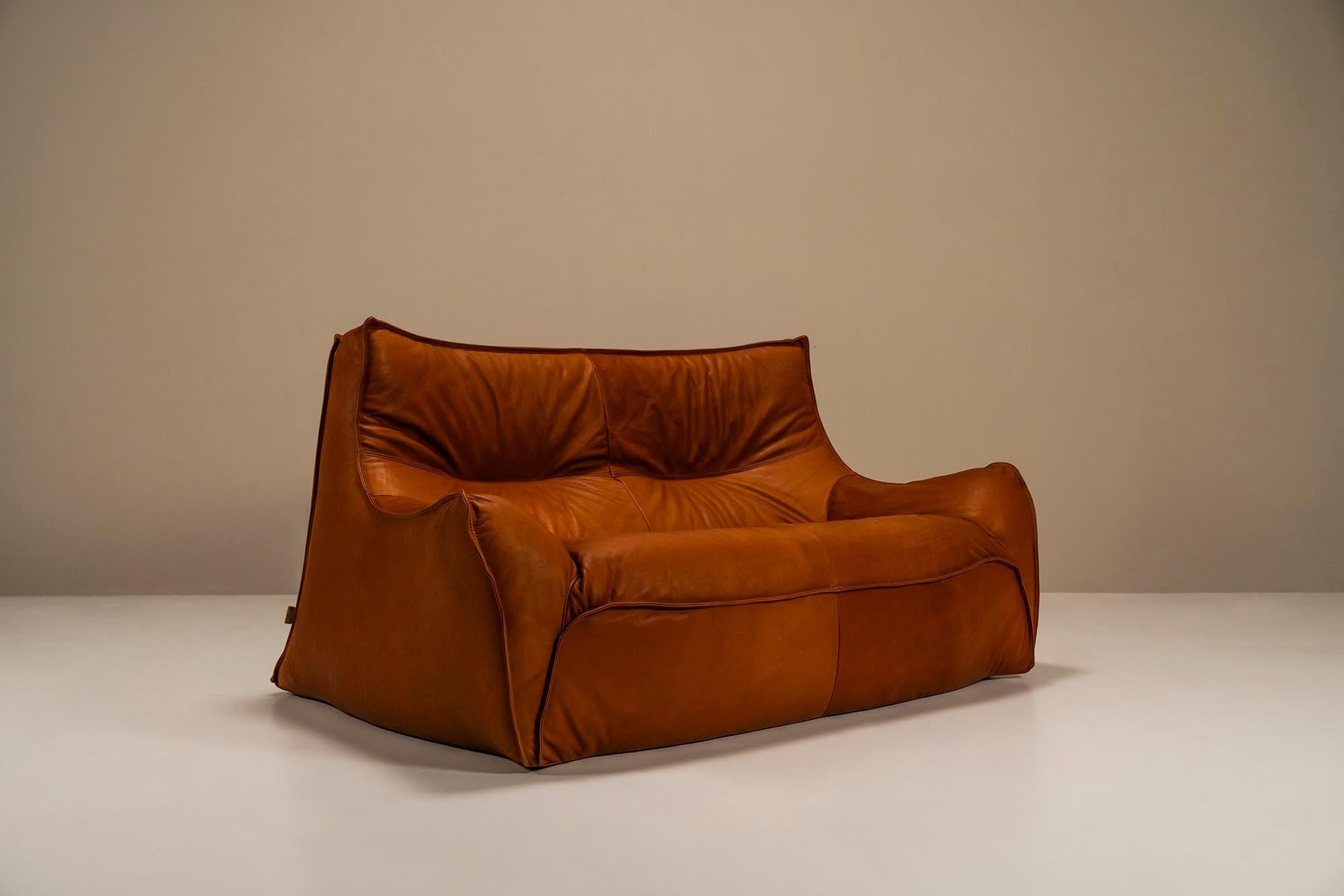 Two-Seater_Sofa_Model_“Satan”_By_Bernard_Govin_For_Ligne_Roset,_France_1970s