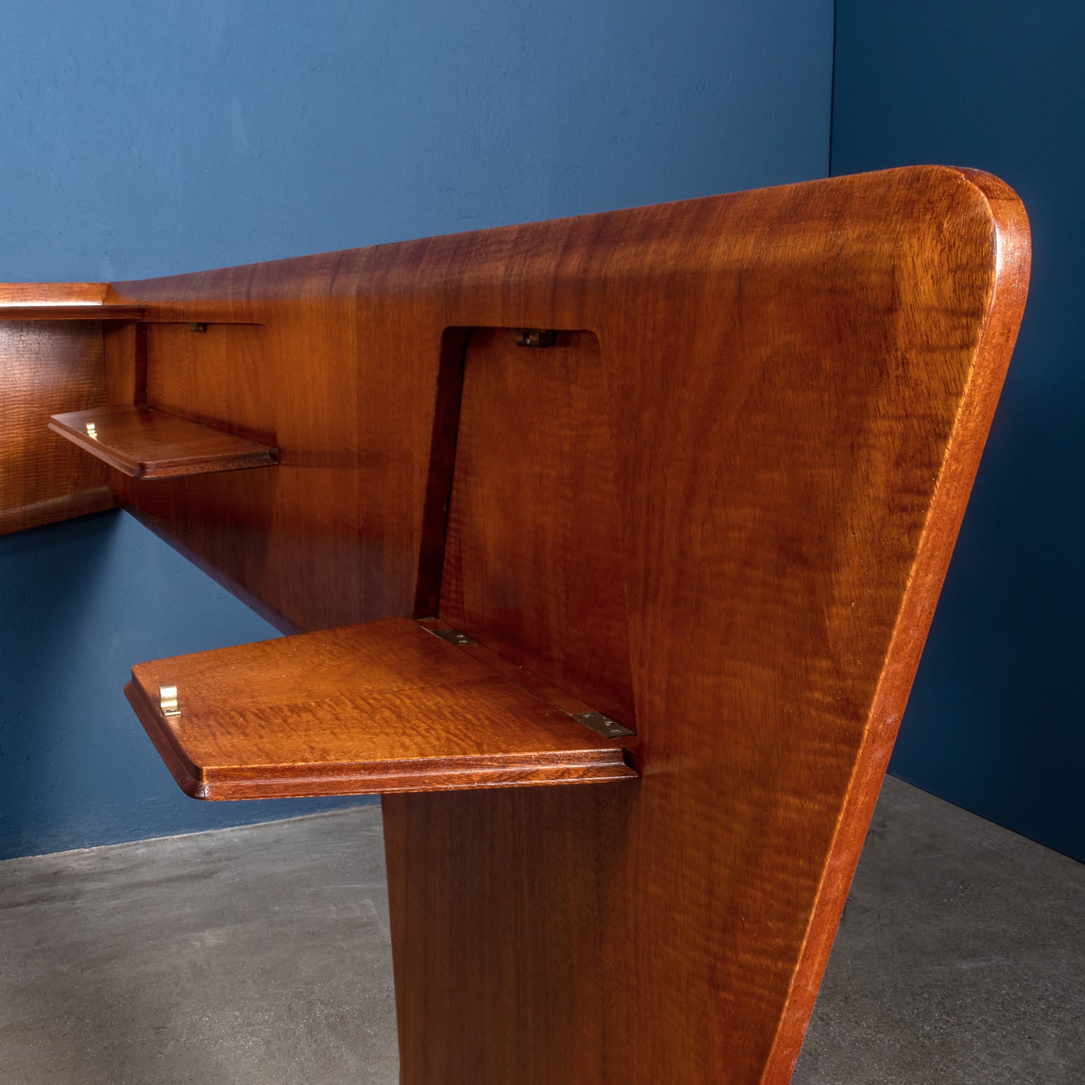 Vintage_Living_Room_Furniture_Unique_Piece_Mahogany_Veneer_1950s