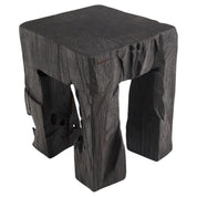 Rustic_Sculptural_Side_Table,_Stool,_Burnt_Black_Oak_Wood,_Unique,_Logniture