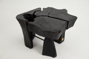 Logniture,_Rustic_Sculptural_Coffee_Table,_Burnt_Black_Oak_Wood