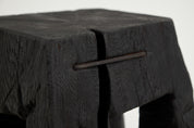 Rustic_Sculptural_Side_Table,_Stool,_Burnt_Black_Oak_Wood,_Unique,_Logniture