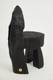 Logniture,_Brutalist_Sculptural_Chair,_Solid_Burnt_Oak_Wood,_Unique_1/1,_Jownik