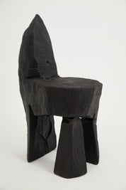 Logniture,_Brutalist_Sculptural_Chair,_Solid_Burnt_Oak_Wood,_Unique_1/1,_Jownik