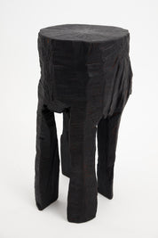 Solid_Burnt_Wood,_Oak,_Side_Table,_Wine_Table,_Chainsaw_Carved