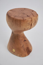 Oak_Solid_Wood_Sculptural_Side_Table,_Original_Contemporary_Design