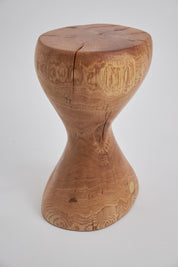 Oak_Solid_Wood_Sculptural_Side_Table,_Original_Contemporary_Design