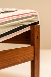 Set_of_2_Modular_Benches_in_Teak_and_Original_Upholstery,_Italy,_1960s