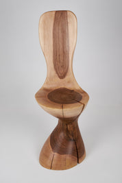 Carved_Chair_From_Single_Piece_of_Walnut_Wood,_Log_Furniture