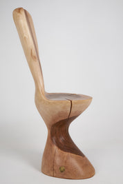 Carved_Chair_From_Single_Piece_of_Walnut_Wood,_Log_Furniture