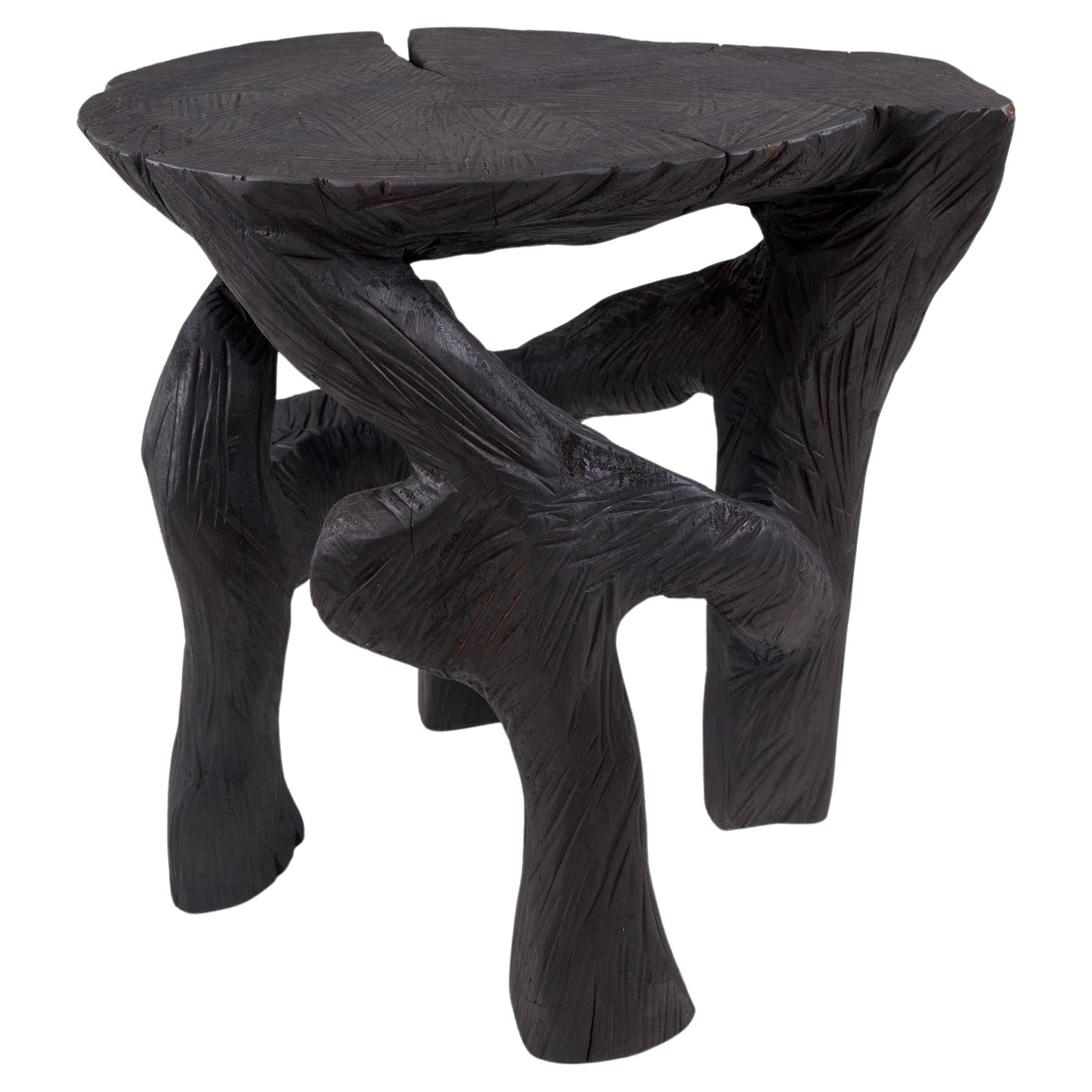 Satyrs,_Solid_Wood_Sculptural_Side,_Table_Original_Contemporary_Design