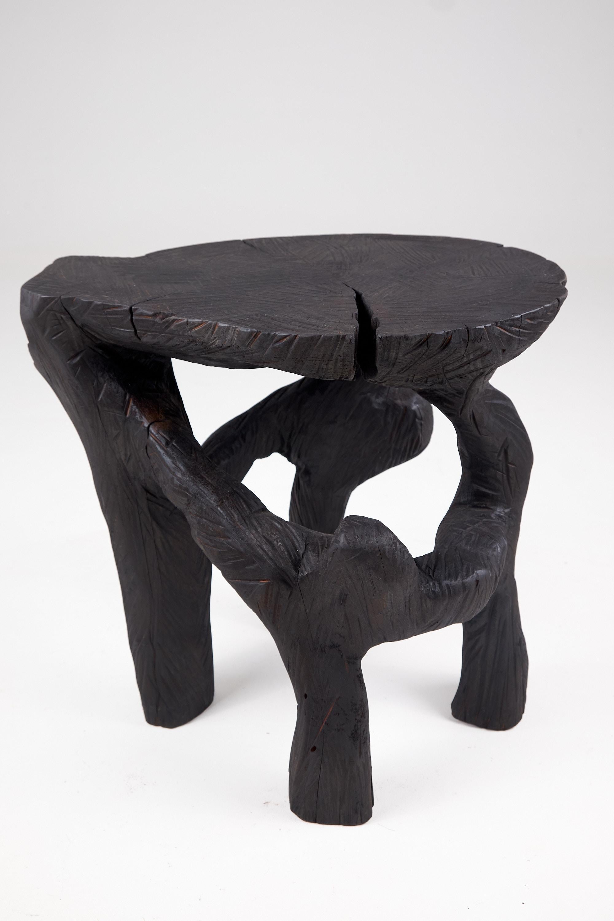 Satyrs,_Solid_Wood_Sculptural_Side,_Table_Original_Contemporary_Design